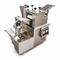 Machine automatique de fabrication de samosas, gyozas, empanadas, wontons et pierogis en acier inoxydable de qualité alimentaire, facile à nettoyer