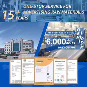 Matériel d'impression pour affiches publicitaires Uninex Factory 180gsm-680gsm, <span class=keywords><strong>vinyle</strong></span> brillant 13oz, rouleau de bannière flexible, laminé, rétroéclairé, frontlit - Product Image 5