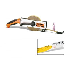 BETA - 016940350 <b>Measuring</b> tape with handle, aluminium casing, varnished steel tape METRIC AND <b>MEASURING</b> <b>WHEELS</b> - Product Image 1