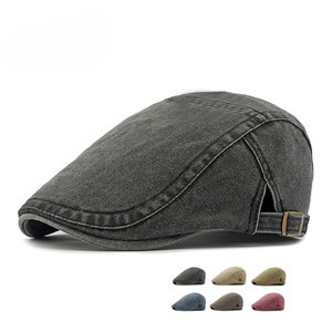<span class=keywords><strong>Gorra</strong></span> de hiedra de algodón lavable para hombre y <span class=keywords><strong>mujer</strong></span>, <span class=keywords><strong>gorra</strong></span> de camionero sencilla para Primavera/Verano, Gorras con estilo Vintage, <span class=keywords><strong>gorra</strong></span> sahariana - Product Image 1
