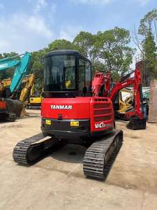 Mini-excavatrice Doosan d'occasion de 5 tonnes avec moteur Yanmar Vic55/Vic80, godet de 3 m³, stock d'occasion, moteur inclus Enerpac Kawasaki - Product Image 3