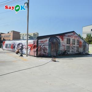 Laberinto inflable gigante para sala de escape, casa de horror para halloween, venta al por mayor de fábrica - Product Image 3