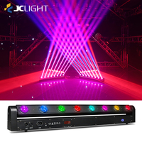 8 yeux faisceau lumière Dmx contrôle Rgbw 4In1 scène Dj lumière principale mobile 8 yeux faisceau lumière principale mobile pour Bar boîte de nuit Disco