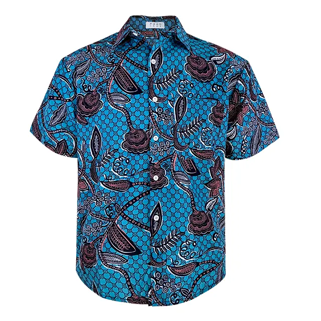 Custom Made By Factory Hawaiian Shirts For Men Short Sleeve Beach Shirt Floral Summer Casual Button Down Shirts