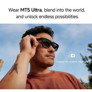 Gafas Inteligentes MT5 Ultra con IA, Cámara HD de 8MP, Fotos, Vídeos, Traducción por IA, ChatGPT, Llamadas por Bluetooth, Música, Resistentes al Agua IP65, Carga Inversa - Product Image 5