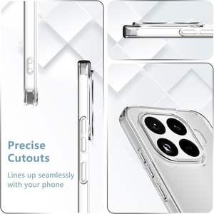 Funda Protectora Delgada de TPU y PC Transparente para Xiaomi 15T Pro - Product Image 3