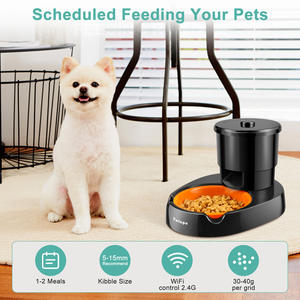 Automatische katten- en hondenvoeder met wifi-<span class=keywords><strong>timer</strong></span> en app-ondersteuning, slimme voederbak - Product Image 3