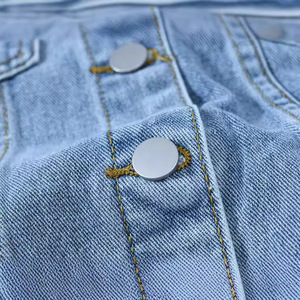 Oem bayan Denim Jean ceket kadınlar Casual dış giyim güz ceket Denim düğme up Coat boy Denim ceket bayanlar için 5XL - Product Image 4