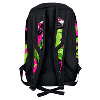 Sac à dos personnalisé pour étudiants universitaires, Mochila vert fluo rose avec personnages, sacs à dos décontractés et sportifs avec compartiment pour ordinateur portable