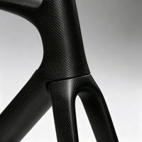 Cadre de vélo de route aérodynamique en fibre de carbone T800 à module élevé, frein sur jante, BB86 Press Fit, passage de câbles entièrement interne, cadre de vélo 700C