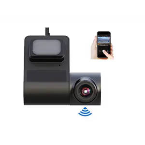 V2 WIFI car dash camera phone connected USB charger hidden black box 170 degrees single car camera