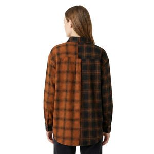 Chemise en flanelle de laine unisexe XUFEI avec logo personnalisé, de haute qualité, fabriquée par un fabricant, à manches longues, surchemise à carreaux, chemise à carreaux pour femmes - Product Image 3
