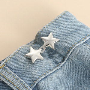 Bottoni a Spillo Regolabili per Jeans con Fibbia Decorativa in Lega, Rimovibili e Personalizzabili con Sublimazione - Product Image 5