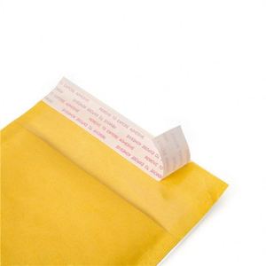 Bolsa de Papel Kraft Amarillo con Burbujas, Bolsa de Embalaje para Ropa, Bolsa de Envío Impermeable, Bolsa de Sobres a Prueba de Golpes para Empacar - Product Image 6