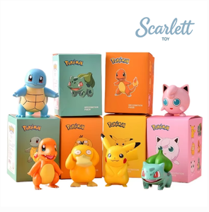 ของตกแต่งซีรีส์โปเกมอนของแท้ กล่องสุ่มสุดฮิต โมเดลตุ๊กตาพิคาชูติดรถยนต์สุดน่ารัก และของเล่น - Product Image 1