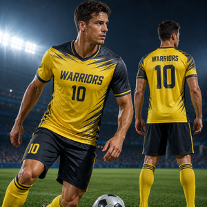Divisa da Calcio Personalizzata Set Completo da Uomo ad Asciugatura Rapida e Traspirante Produttore all'Ingrosso - Product Image 1
