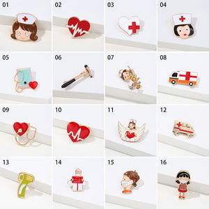 Pin de Metal de Diseño Personalizado, Insignia Médica de Metal para Solapa, Chapado en Artesanía de Metal, Pin de Esmalte Duro, Fabricante de Insignias - Product Image 4