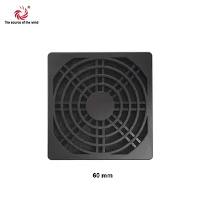 Plastic ductproof 60mm 80mmm 120mm filter dust cover for dc cooling heatsink axial fan