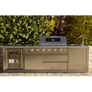 Armario de cocina pequeño para <span class=keywords><strong>exteriores</strong></span>, juego completo de horno de gas resistente al agua para pizza, jardín, cocina, barbacoa al aire libre - Product Image 3