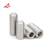 Vis sans tête à six pans creux vis de réglage DIN913 DIN916 acier inoxydable A2-70 A4-80 M2-M16 tasse point hexagonal