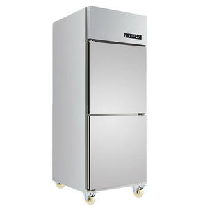 Nouveau réfrigérateur commercial vertical à <span class=keywords><strong>deux</strong></span> portes en acier inoxydable pour restaurants et équipements de réfrigération de restauration rapide - Product Image 1