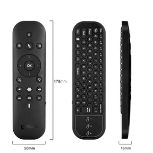G60S PRO Voice Remote ro Backlight لاسلكي بجهاز تحكم عن بعد B T IR Learning Gyroscope Touchpad