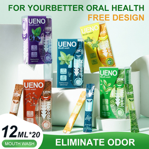 Spray Bucal Refrescante Portátil UENO con Sabor a Arándano y Menta, Refrescante Bucal Duradero para Hombres y Mujeres, 12ml*20 - Product Image 1