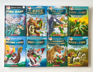 Geronimo Stilton viaggio attraverso la serie temporale 8 libri con copertina rigida - Product Image 3