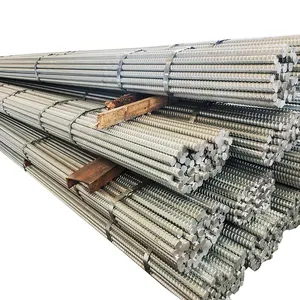 Çin tedarik galvanizli çelik çubuk donatı fiyat çelik çubuk sıcak haddelenmiş beton demir çubuk