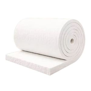 Couverture en fibre de silicate d'aluminium à prix d'usine, couverture en fibre céramique blanche de haute qualité pour <span class=keywords><strong>l</strong></span>'isolation des fours - Product Image 1