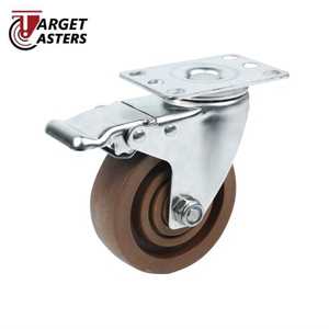 Hochleistungs-Phenolgummi-Rollen rad 4 Zoll Hochlast-Hoch temperatur räder Industrielle Lenk rollen - Product Image 1