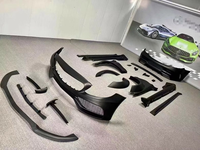 Kit carrosserie large en fibre de verre style C63 AMG pour Mercedes Benz Classe C W205 Coupé 2 portes - Kit de conversion de carrosserie