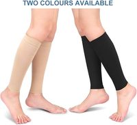 Manchon de compression unisexe personnalisé 20-30 mmHg pour mollets, soutien pour périostite tibiale (football), protection pour le travail et la course à pied
