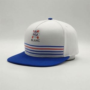 High Quality Customize 5 Panel Snapback <b>Hats</b>,White Pvc Emboss Logo Stipe Snapback Caps,Hip Hop Snapback in Bulk - Product Image 1