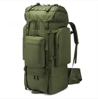 Sac à dos de randonnée Oxford pour sports de plein air, alpinisme, voyage, 100L grande capacité, unisexe, équipement de plein air, vente en gros