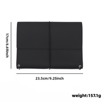 Carpeta de Almacenamiento para Cuadernos A5 de Tres Plegaduras, Estilo Retro, Funda para Hojas Sueltas, Cubierta para Diario de Viajero, Accesorios de Escritura para Oficina, Venta al Por Mayor