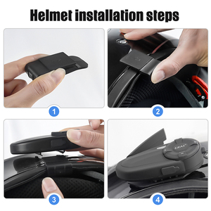 Dispositivo de Comunicación para Motocicleta <span class=keywords><strong>EJEAS</strong></span> <span class=keywords><strong>Q7</strong></span>, Intercomunicador para Casco de Motocicleta - Product Image 4