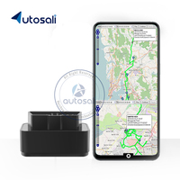Traceur GPS universel pour véhicule OBD II avec carte SIM, mini format, application PC et Android, dispositif de suivi