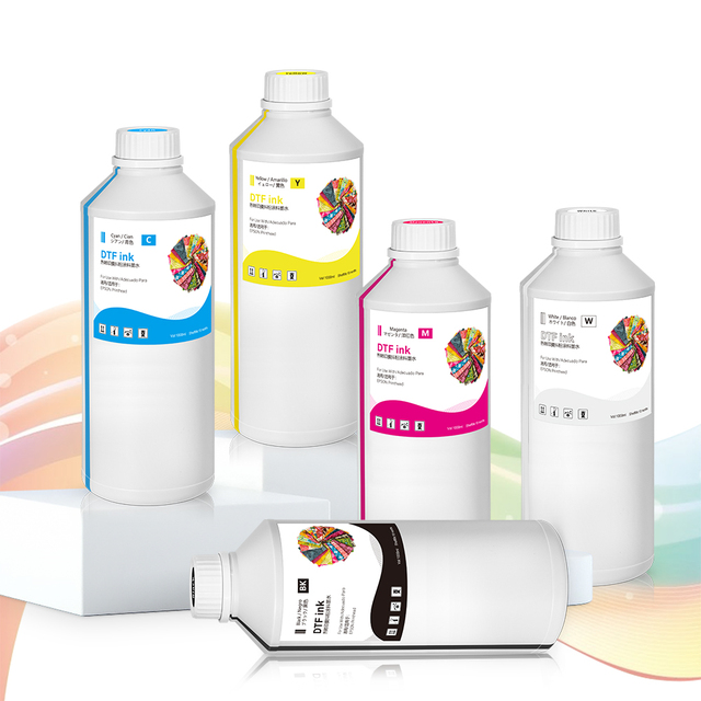 Wholesale Premium 1000ml DTF Ink for Epson I3200 I1600 XP600 4720 Head Heat Transfer Textile Pigment Ink Custom Logo Printing