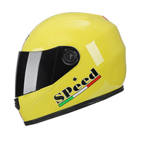 Casque de moto intégral en ABS, double visière, respirant, toutes saisons, marque créative pour adulte