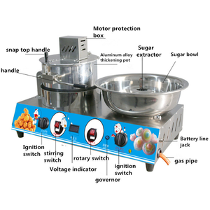 Máquina comercial inteligente para hacer malvaviscos, máquina para hacer <span class=keywords><strong>palomitas</strong></span> de maíz <span class=keywords><strong>y</strong></span> algodón de <span class=keywords><strong>azúcar</strong></span>/máquina Robot para malvavisco - Product Image 2