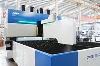 Cintreuse de panneaux CNC à changement d'outil automatique, machine de pliage flexible pour boîtiers en tôle