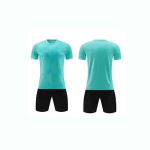 Camisetas de fútbol de malla de doble cara, uniformes deportivos en blanco, prensa de calor Compatible con pedidos al por mayor de clubes escolares - Product Image 1