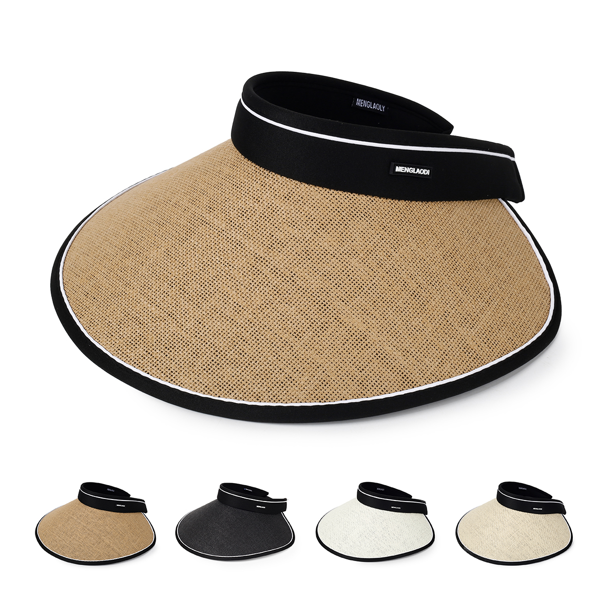 エレクトリック　2024 SPRING・SUMMER/ PACKABLE HAT 2024 Summer Straw Backless Cap - Fashion Sports Sunshade