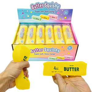 Jouet Squishy <span class=keywords><strong>Vaseline</strong></span> 4oz en forme de beurre, sans rebond, pour enfants, en gelée de pétrole moulable et souple, disponible depuis l'entrepôt des États-Unis - Product Image 1