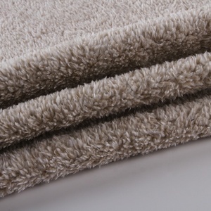 Doux deux côtés brosse coton velours épais sherpa tissu polaire berbère de chine - Product Image 5