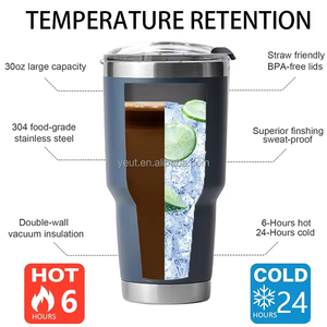 In <b>Bulk</b> <b>20oz</b> Custom for Laser Engraved Logo Car Termos <b>Tumblers</b> <b>Stainless</b> <b>Steel</b> Travel Mugs Vacuum Insulation Cup - Product Image 2