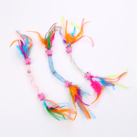 Jouet pour chat, 1 pièce, accessoires en plumes de chat, doux