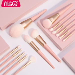 2025 14 pièces en gros grand Kabuki Dense complet moelleux yeux fond de teint professionnel ensemble de pinceaux de maquillage avec sac - Product Image 1