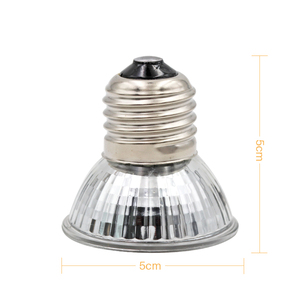 Đèn Bò Sát 25/50/75W UVA + UVB 3.0 Bóng Đèn Nhiệt Thú Cưng Rùa Basking Bóng Đèn UV Bóng Đèn Lưỡng Cư Thằn Lằn Điều Khiển Nhiệt Độ - Product Image 2